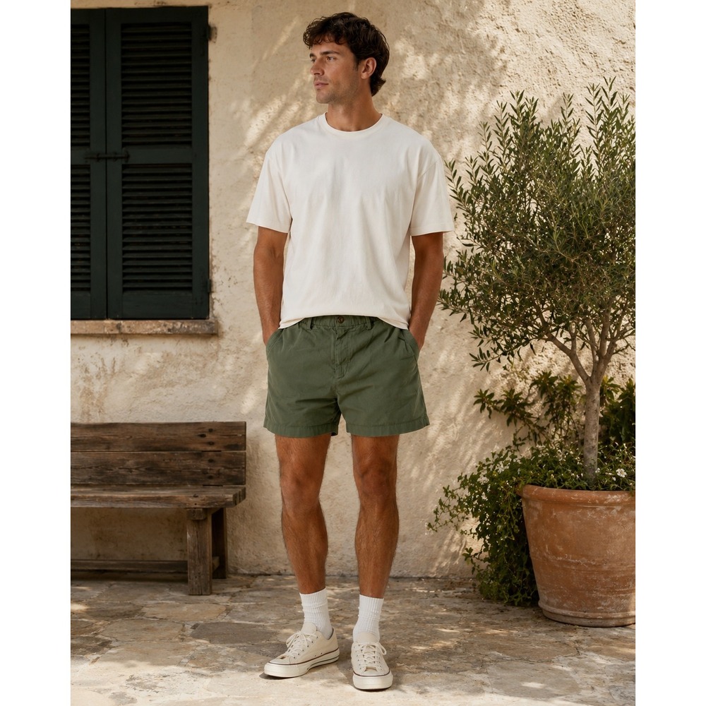 Bearbottom Shorts Mens Medium Green Gorpcore Outdoors Hiking Utility